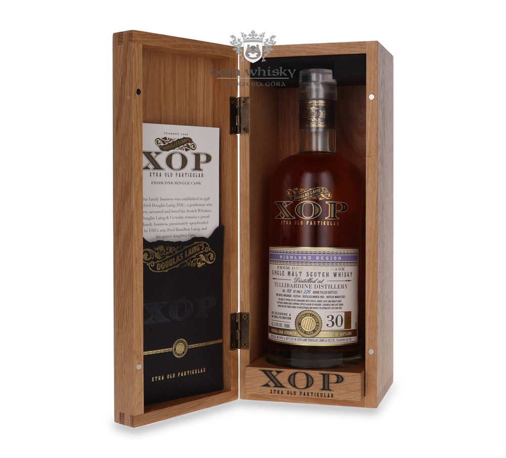 Tullibardine 30-year (D.1993, B.2023) Douglas Laing's XOP/ 51.8%/ 0.7l