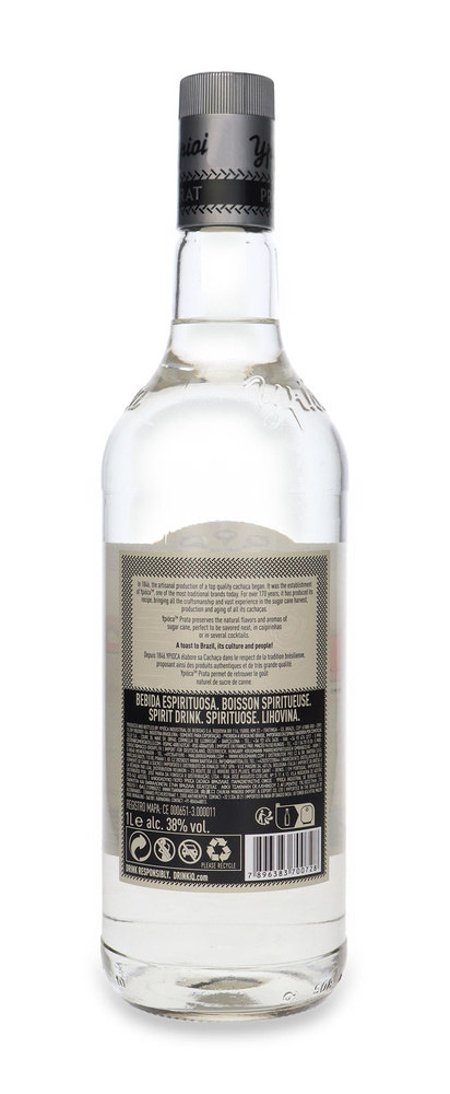 Cachaca Ypioca Prata Crystal / 38% / 1,0l