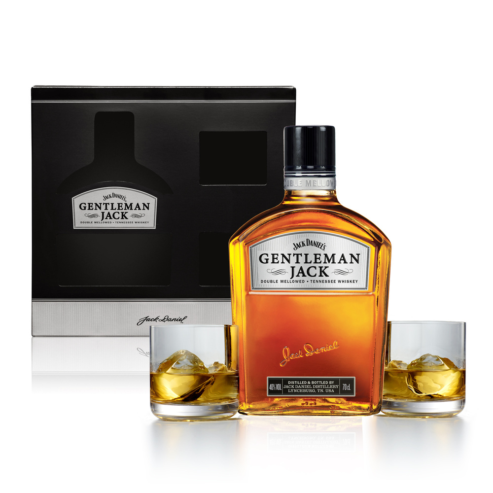 Jack Daniel's Gentleman Jack (With 2 Glasses) / 40% / 0.7l