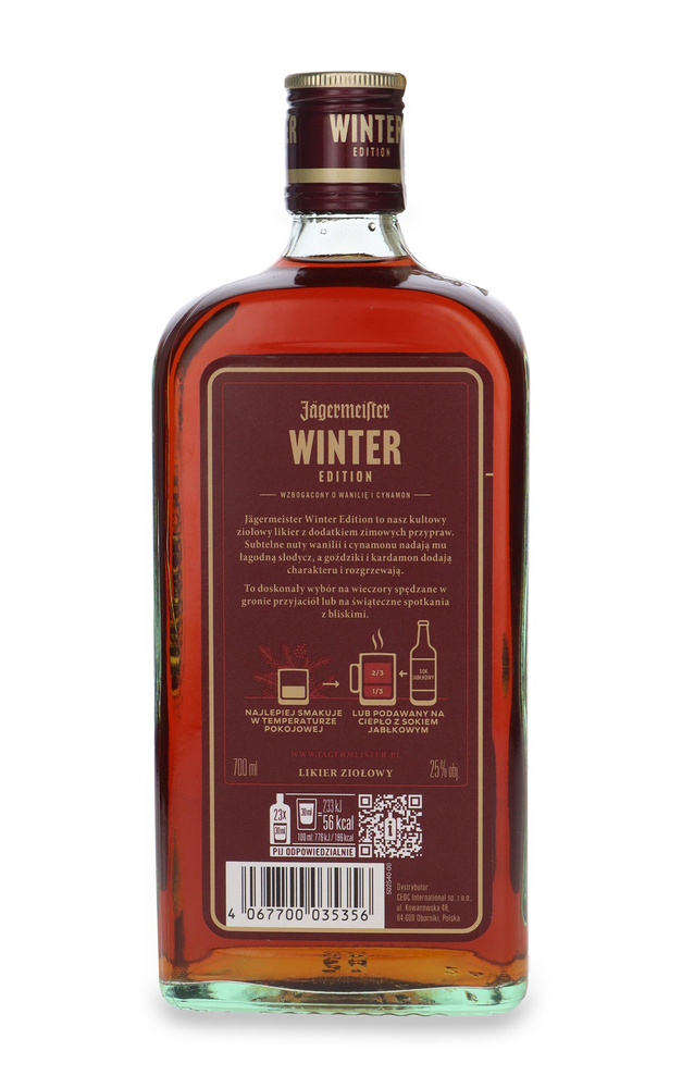 Jagermeister Winter Edition / 25% / 0,7l