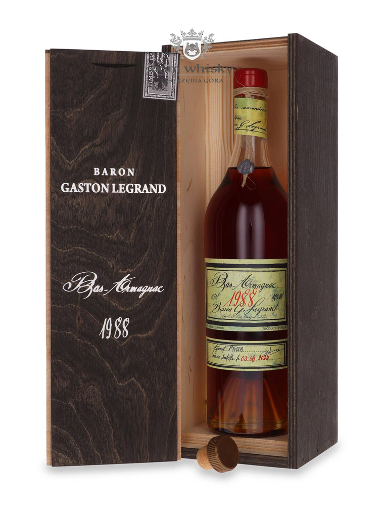 Armagnac Baron Gaston Legrand 1988 / 40% / 0,7l