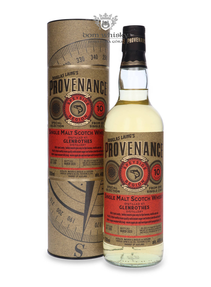 Glenrothes 10-year-old (D.2009, B.2020) Douglas Laing's Provenance / 46%/ 0.7l