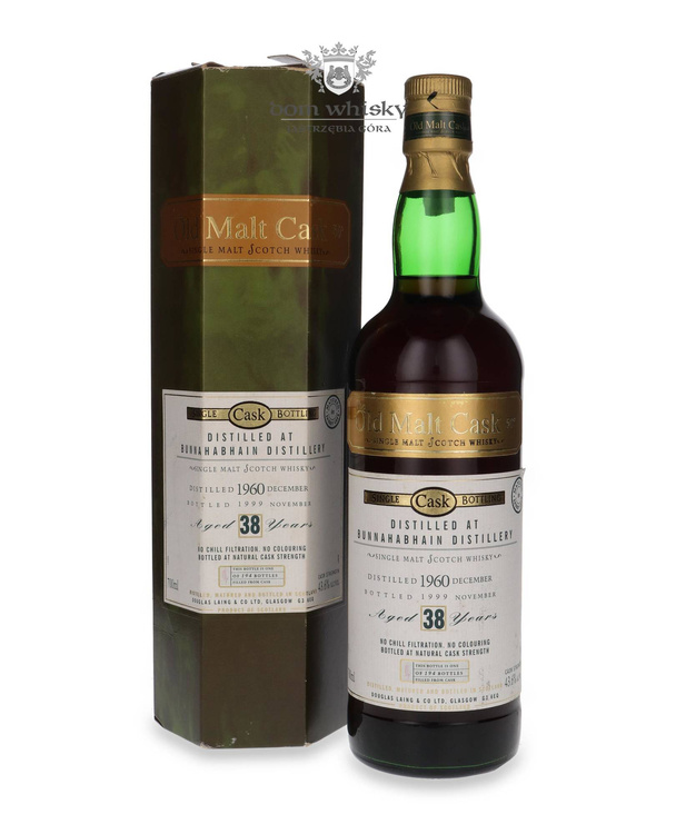 Bunnahabhain 38-letni (D.1960, B.1999) Old Malt Cask / 43,6% / 0,7