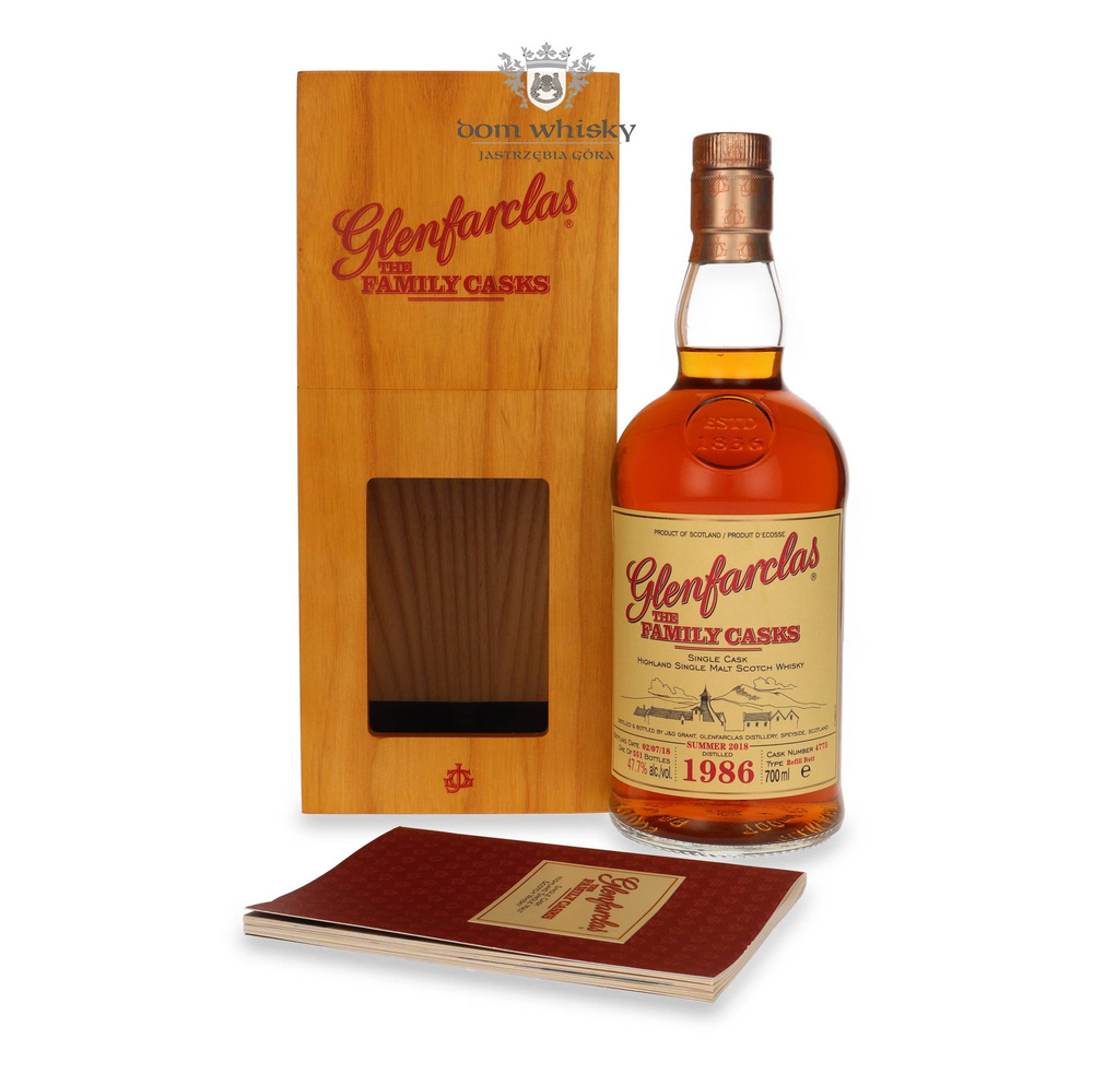 Glenfarclas The Family Casks 1986 (Bottled 2018) / 47.7% / 0.7l