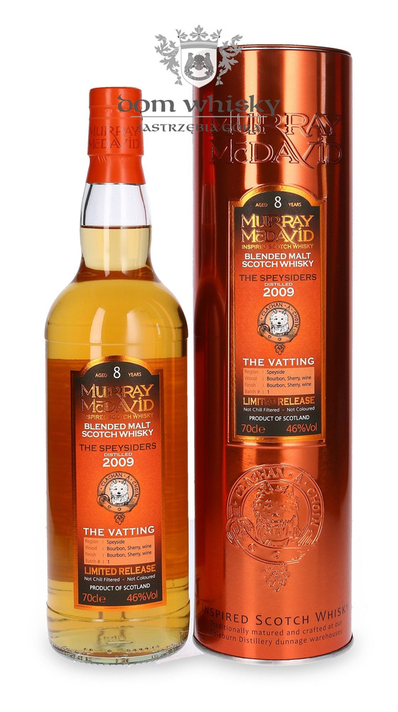 The Speysiders 8-letni D.2009 Murray McDavid /bez opakowania/ 46%/ 0,7l