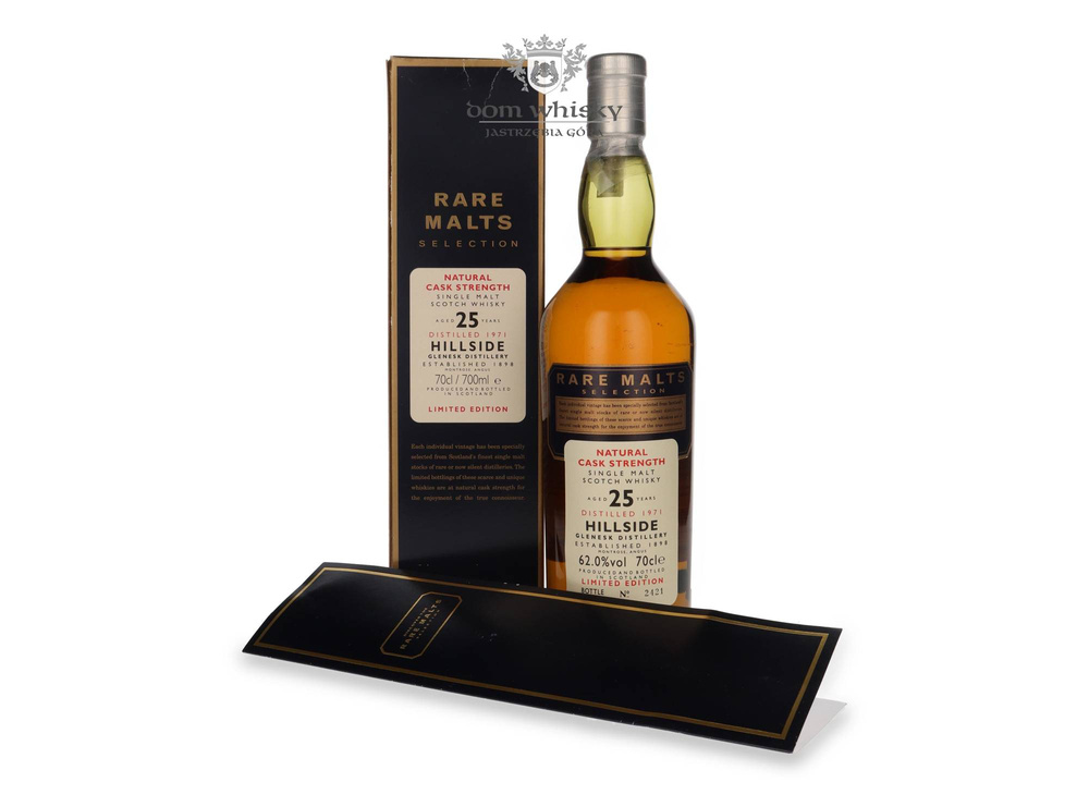 Hillside (Glenesk) 25-letni (D.1971 B.1997) Rare Malts/ 62%/0,7l