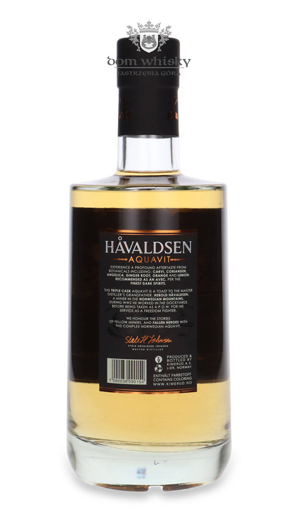 Havaldsen Aquavit Triple Cask / 40% / 0,7l