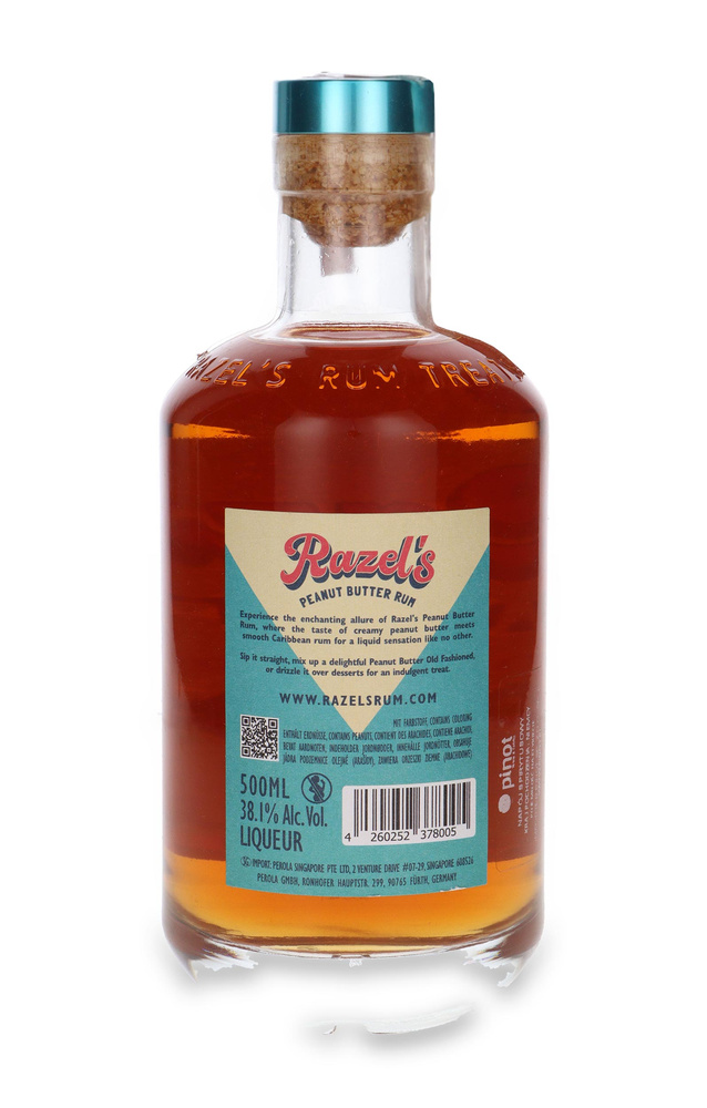 Razel's Peanut Butter Rum Liqueur / 38,1% / 0,5l