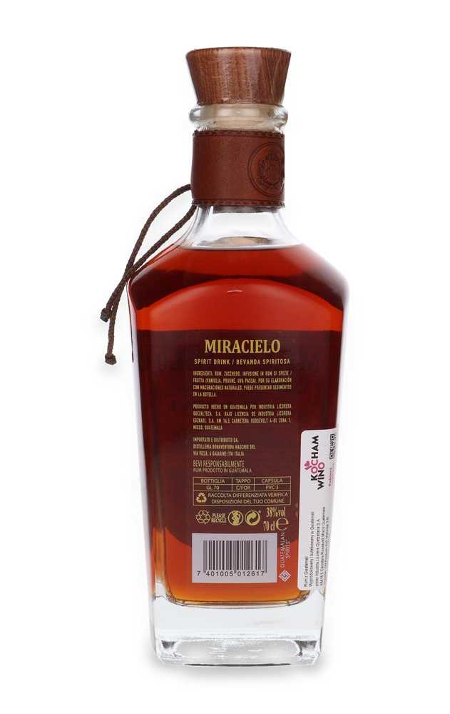 Miracielo Spiced Rum (Guatemala) / 38% / 0.7l