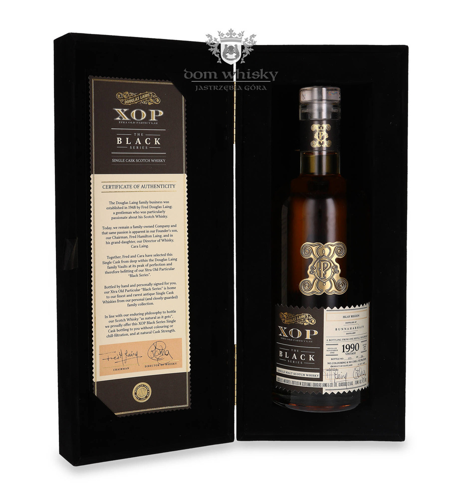 Bunnahabhain 1990 (Bottled 2021) Douglas Laing's XOP The Black Series / 43.5%/ 0.7l