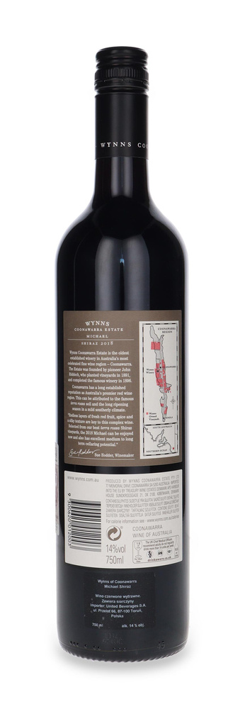 Wynns of Coonawarra Michael Shiraz 2018 / 14% / 0,75l