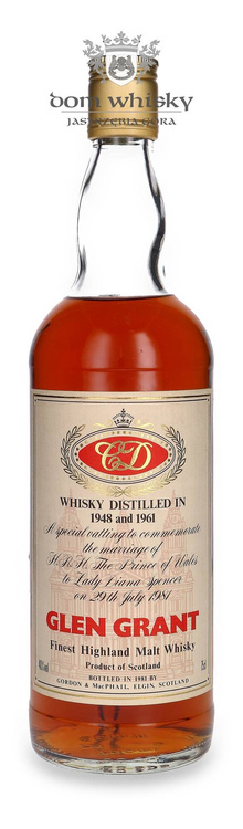 Glen Grant C&D,(D. 1948 and 1961)Gordon MacPhail / 40%/0,75l