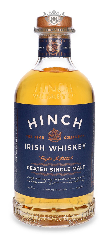 Hinch Peated Single Malt Irish Whiskey / 43%/ 0,7l