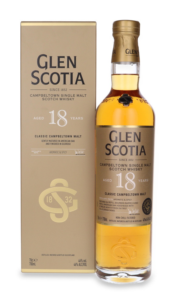 Glen Scotia 18-letnia Classic Malt / 46% / 0,7l