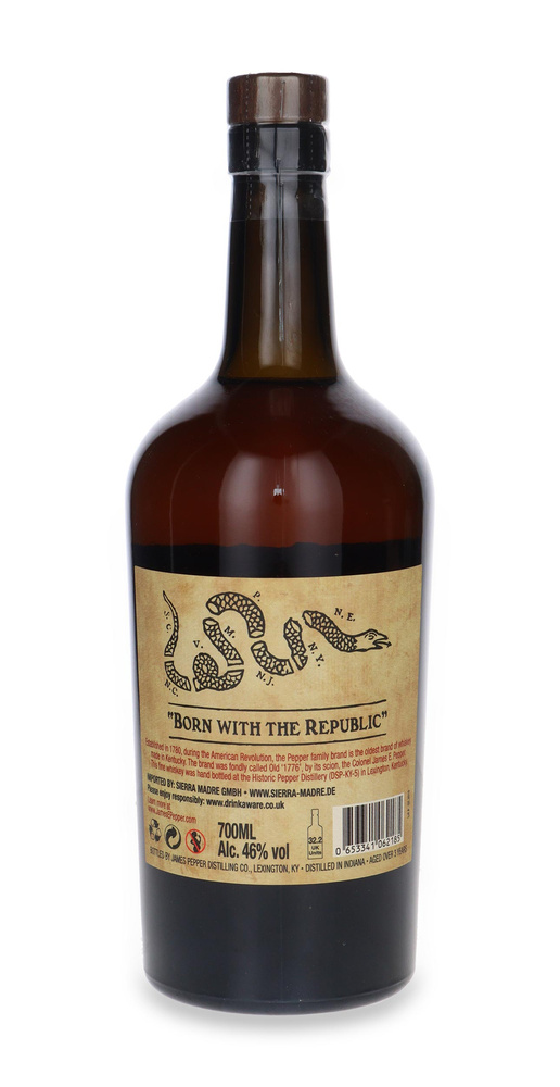 1776 James E. Pepper Straight Rye / 46% / 0,7l