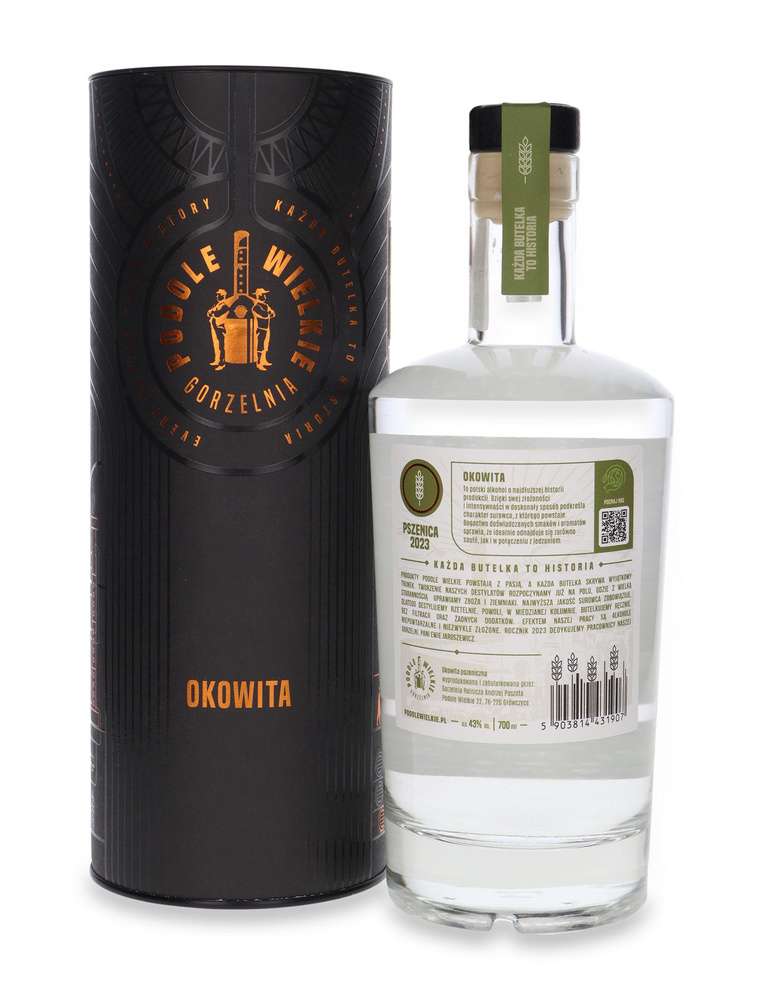 Podole Wielkie Wheat spirit 2023 Premium / Tube / 43% / 0.7l
