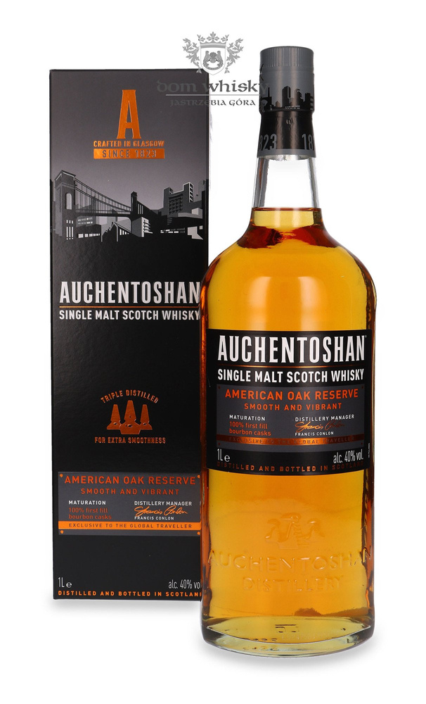 Auchentoshan American Oak Smooth &amp; Vibrant / 40% / 1.0l
