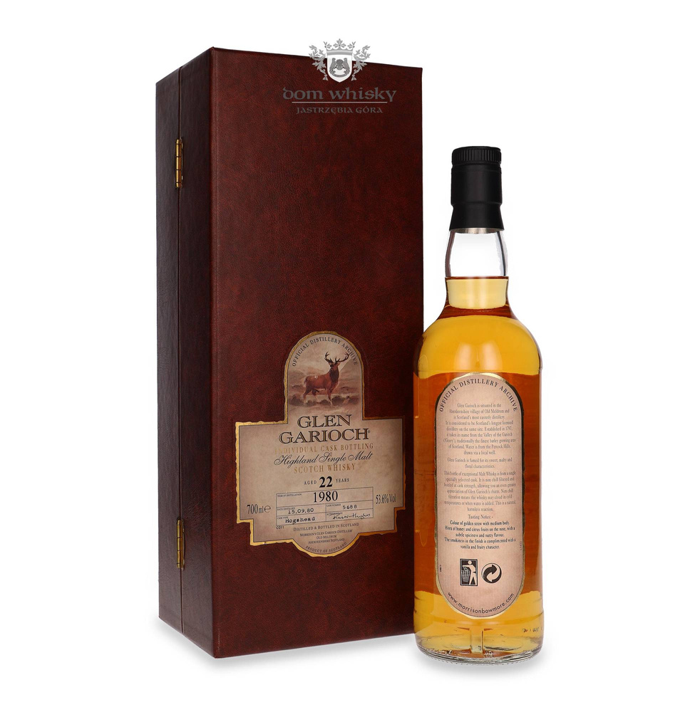 Glen Garioch 1980 Vintage, 22 Year Old Individual Cask Bottling / 53.6% / 0.7l