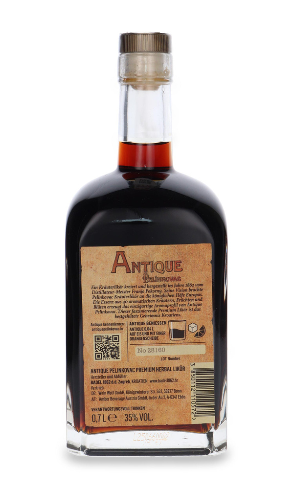 Badel Antique Pelinkovac Likier /bez opakowania / 35% / 0,7l