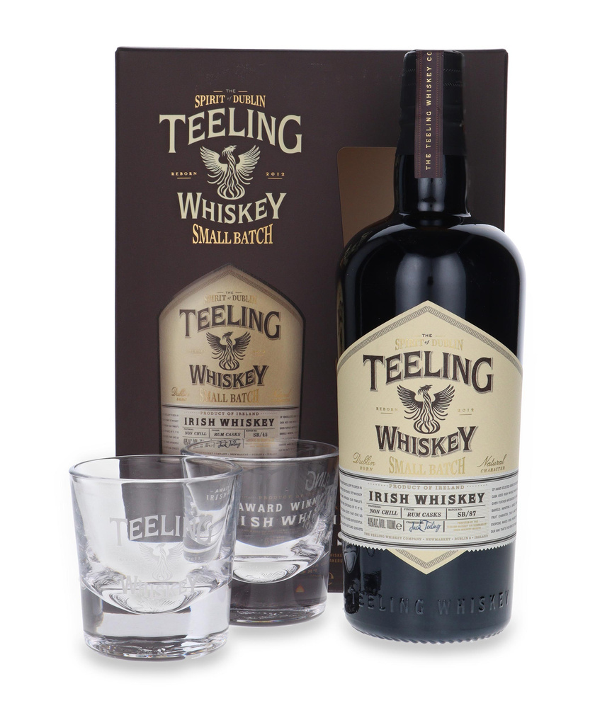 Teeling Small Batch Rum Cask Finish (+ dwie szklanki) / karton /46%/ 0,7l		