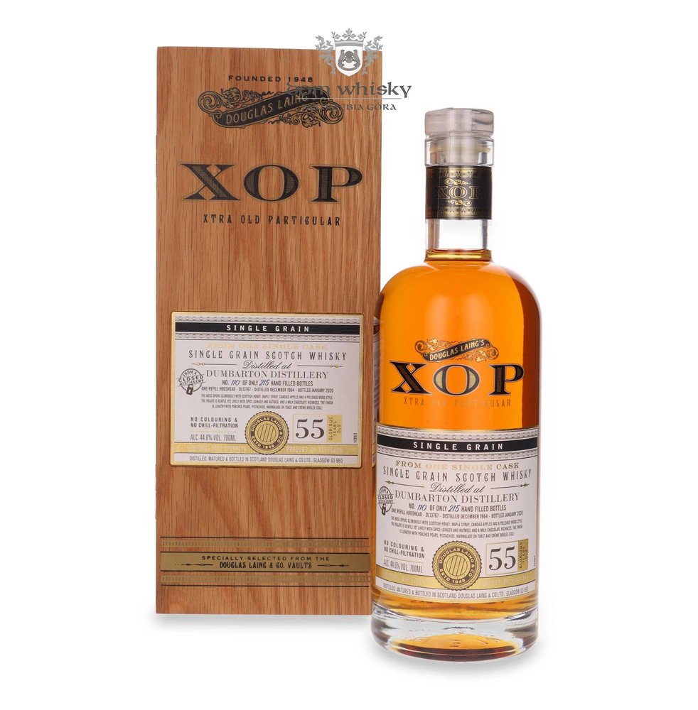 Dumbarton 55-year-old (D.1964, B.2020) Douglas Laing's XOP / 44.6% / 0.7l