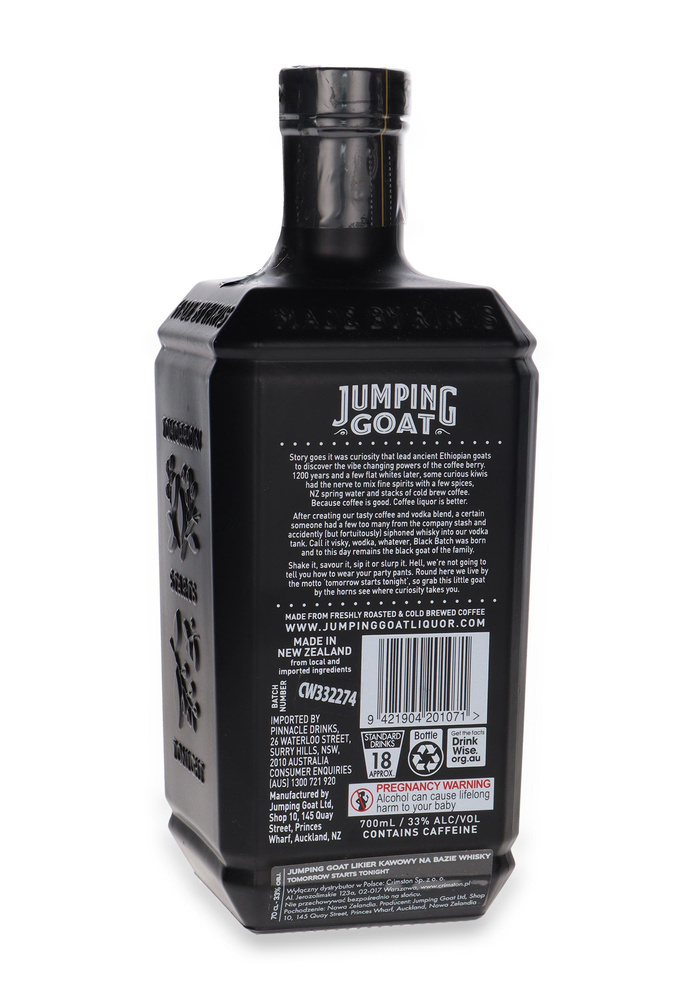 Jumping Goat Coffee Liqueur Black Batch / 33% / 0,7l