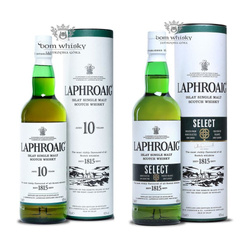 Laphroaig 10-letni + Laphroaig Select / 2 x 0,7l