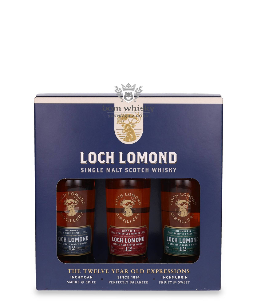 Loch Lomond The Twelve Year Old Expressions /set/ 3 x 0.2l