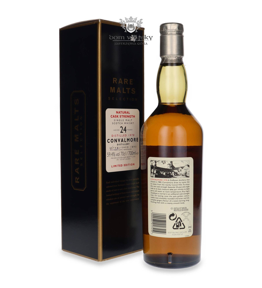 Convalmore 24-letni (D.1978, B.2003) Rare Malts / 59,4% / 0,7l