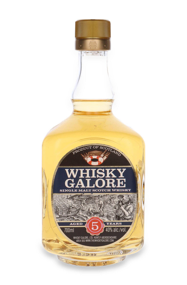Whisky Galore 5-letni, Single Malt / 40% / 0,7l