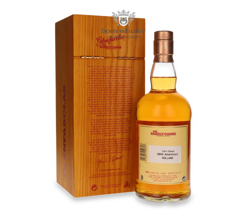 Glenfarclas The Family Casks 1981, Bottled 2018 / 43.2% / 0.7l