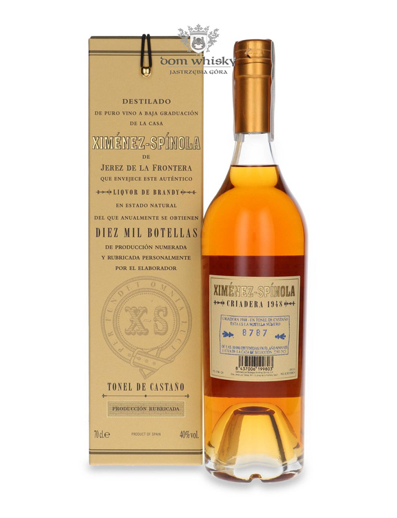 Ximenez-Spinola Diez Mil Botellas Brandy / 40% / 0,7l