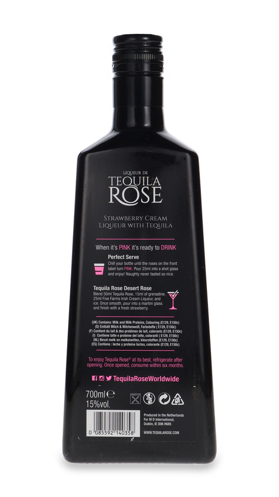 Tequila Rose Strawberry Cream Liqueur / 15% / 0,7l