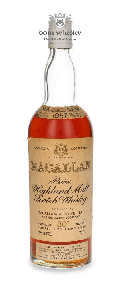 Macallan 1957 Rinaldi Import / 45.85% / 0.75l