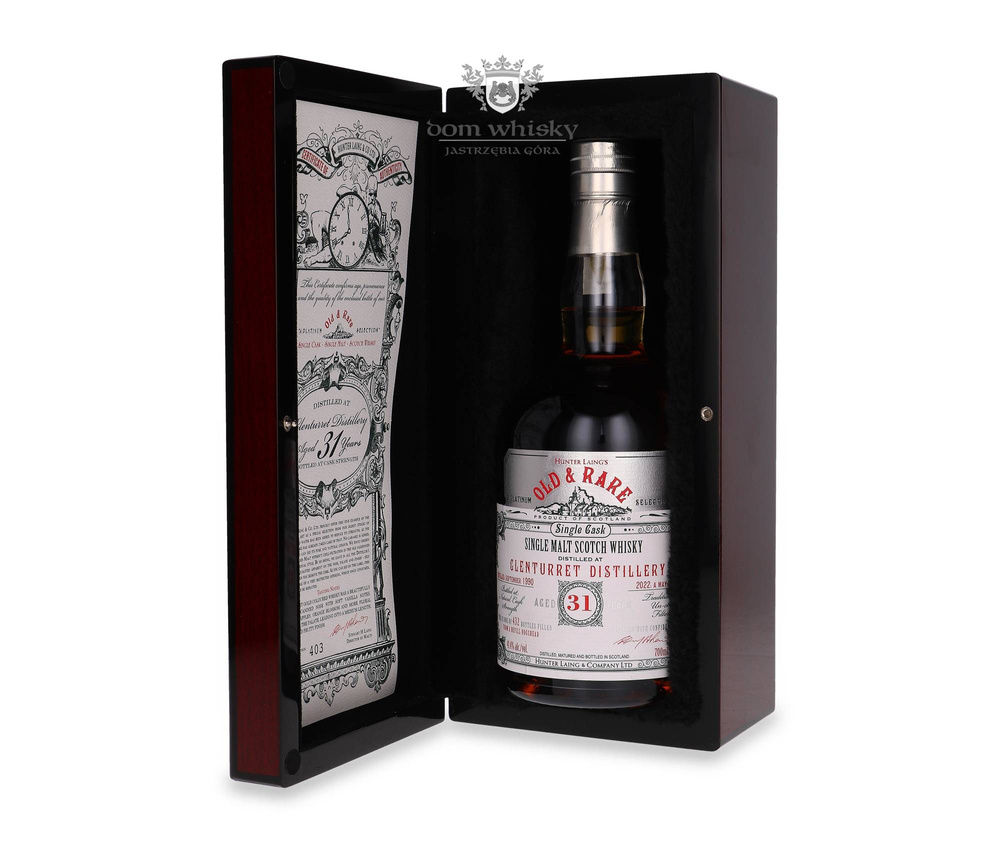 Glenturret 31-year-old (D.1990, B.2022) Hunter Laing's Old &amp; Rare / 41.4%/ 0.7l