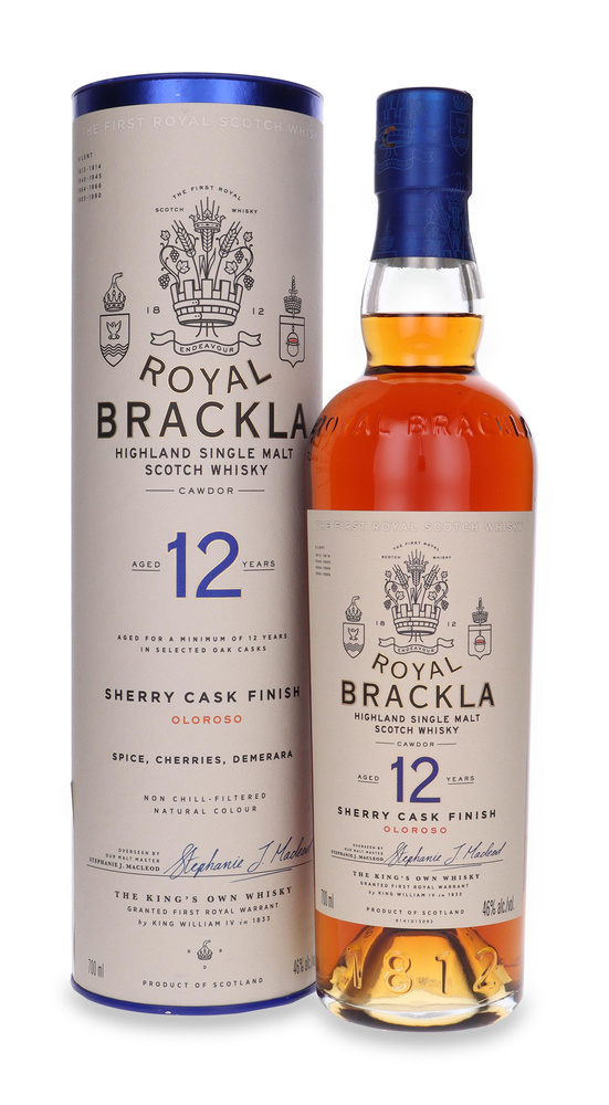 Royal Brackla 12-letnia Oloroso Sherry Cask Finish / 46%/ 0,7l
