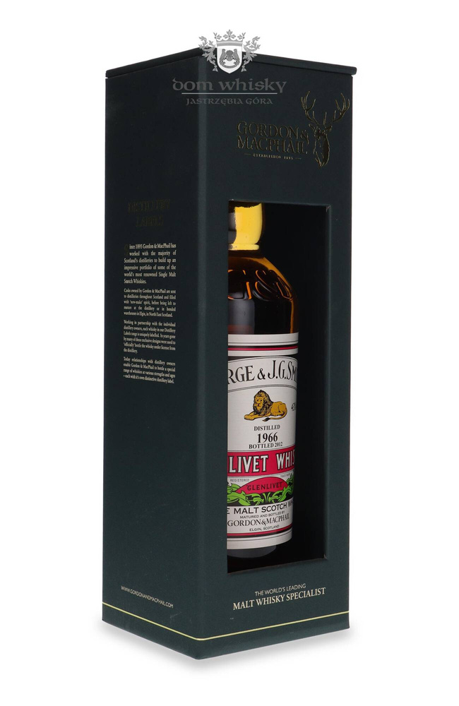 Glenlivet 1966 (Bottled 2012) Gordon &amp; MacPhail (The Smith's Glenlivet) / 43% / 0.7l