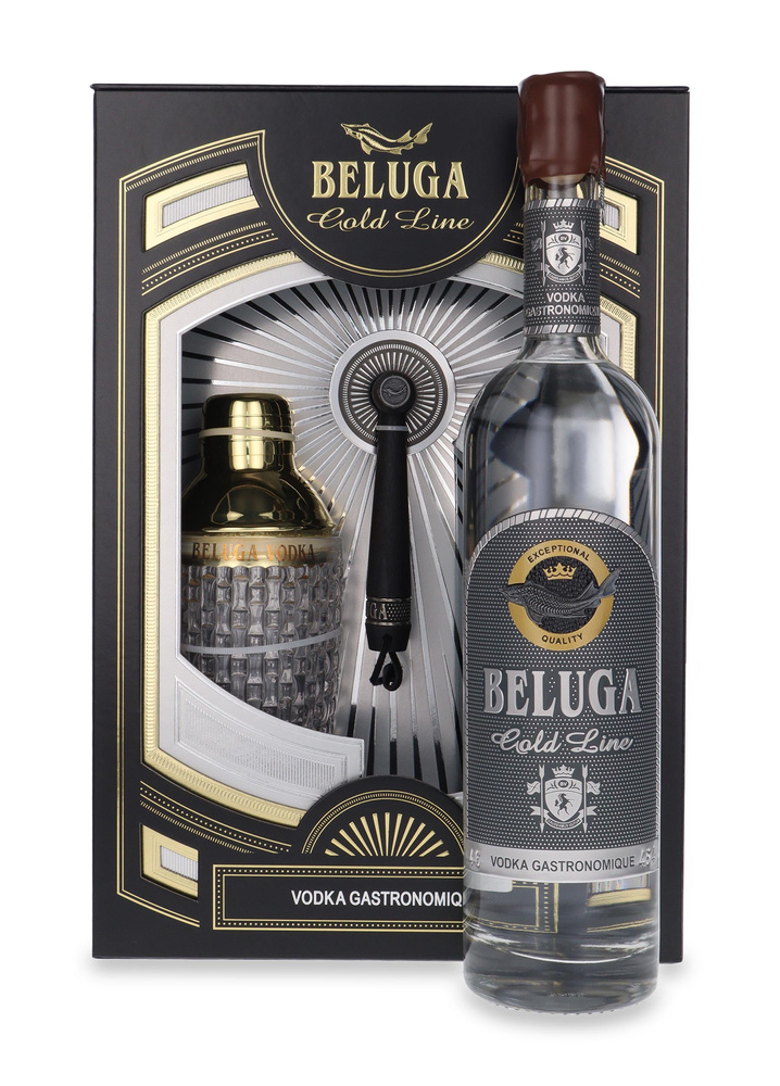 Beluga Gold Line Vodka + shaker / 40% / 0.7l