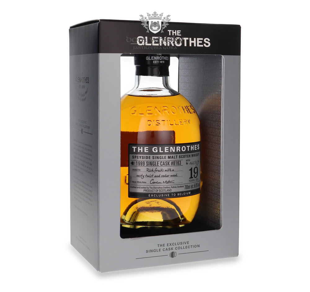 Glenrothes 1999 Single Cask # 8163, 19-letni / 58,8% / 0,7l