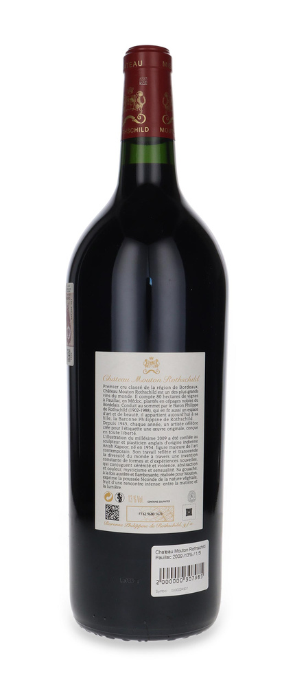 Chateau Mouton Rothschild Pauillac 2009 /13% / 1,5l