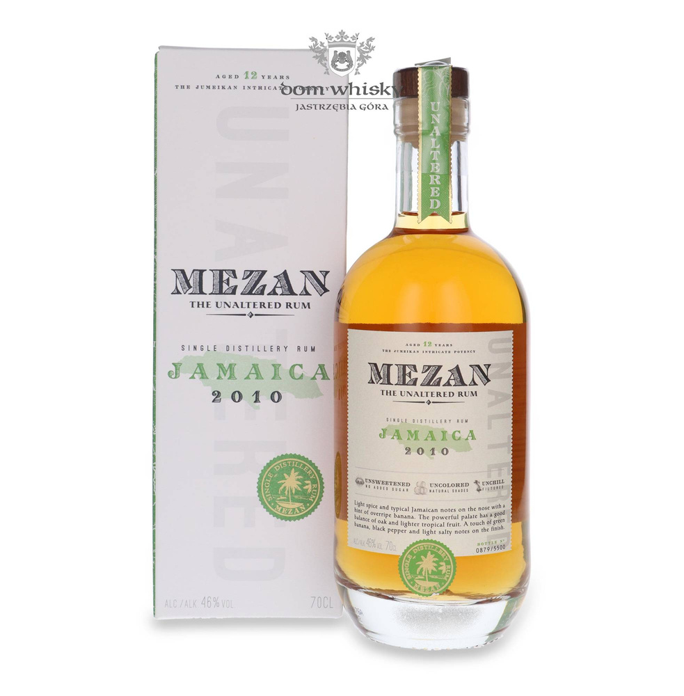 Mezan 12 Year Old Jamaica 2010 The Unaltered Rum / 46% / 0.7l