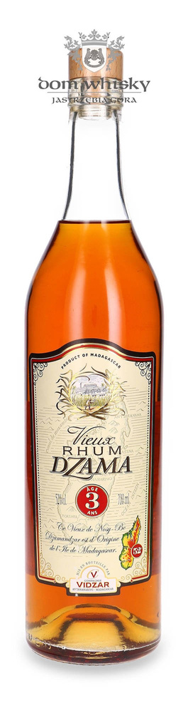 Dzama Vieux 3-year-old Rum of Madagascar / 52% / 0.7l