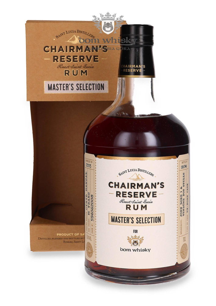 Chairman's Reserve 15-year-old Master's Selection For Dom Whiskey / 59.4% / 0.7l