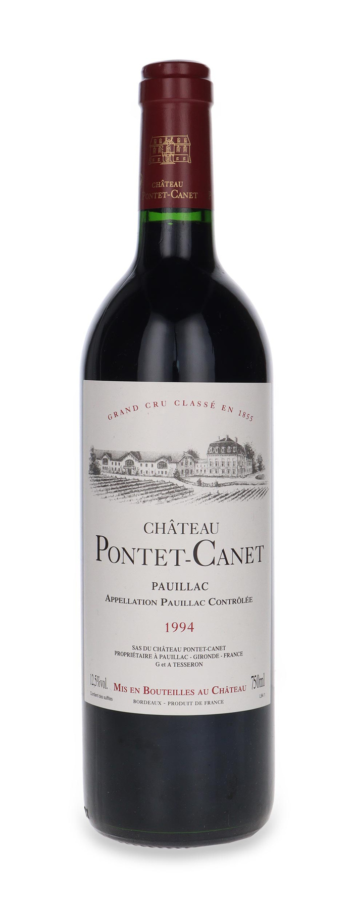 Chateau Pontet-Canet Pauillac 1994 Grand Cru Classe / 12,5% /0,75l ...