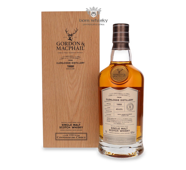 Glenlossie 32-letni (D.1988, B. 2021) Connoisseurs Choice / 49,6%/ 0,7l