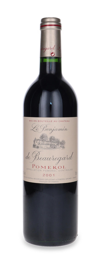 Le Benjamin de Beauregard Pomerol 2001 / 12.5% / 0.75 L