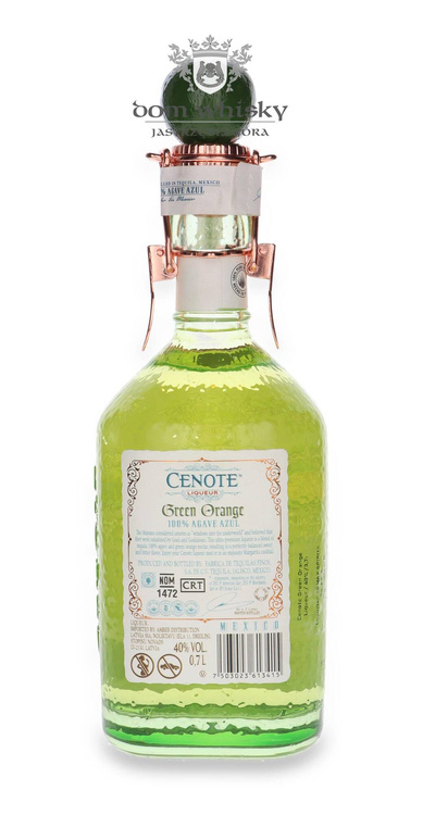 Cenote Green Orange 100% Agave Azul Liqueur / 40% /0,7l