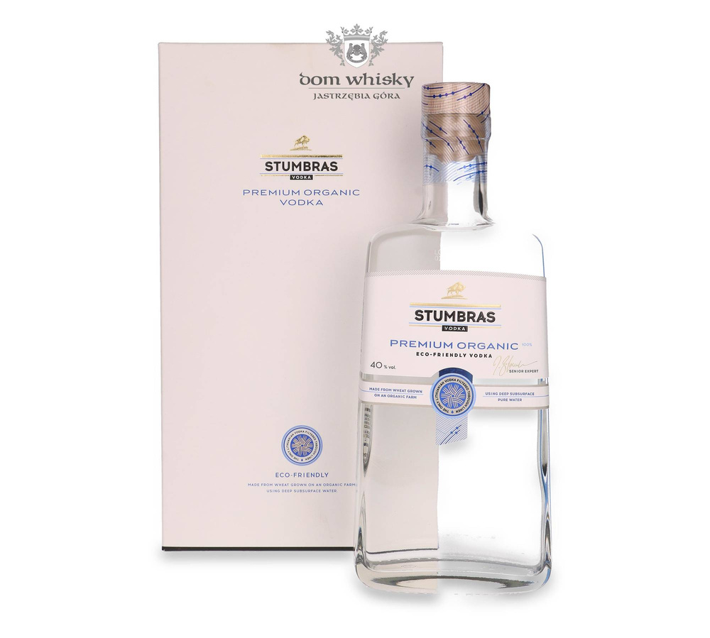 Stumbras Premium Organic Vodka /box/ 40% / 0.7l