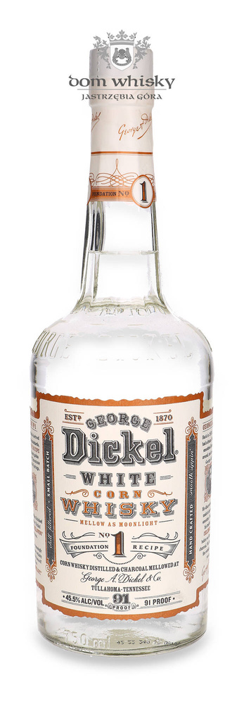 George Dickel No.1 Unaged White Corn Whiskey / 45.5% / 0.75l