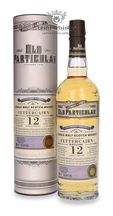 Fettercairn 12-letni (D.2008, B.2020) Douglas Laing’s Old Particular / 48,4%%/ 0,7l